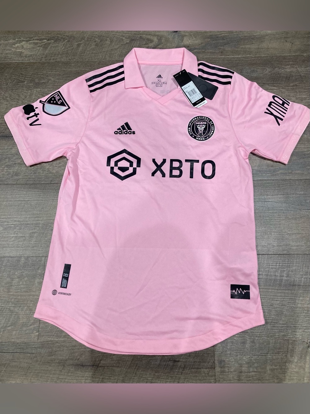 NWT Adidas Inter Miami CF 22/23 Messi Home League Patch Jersey Men’s XL